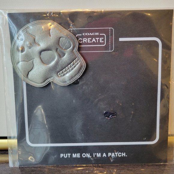 Coach Skull Shoe Patch - Picture 7 of 10